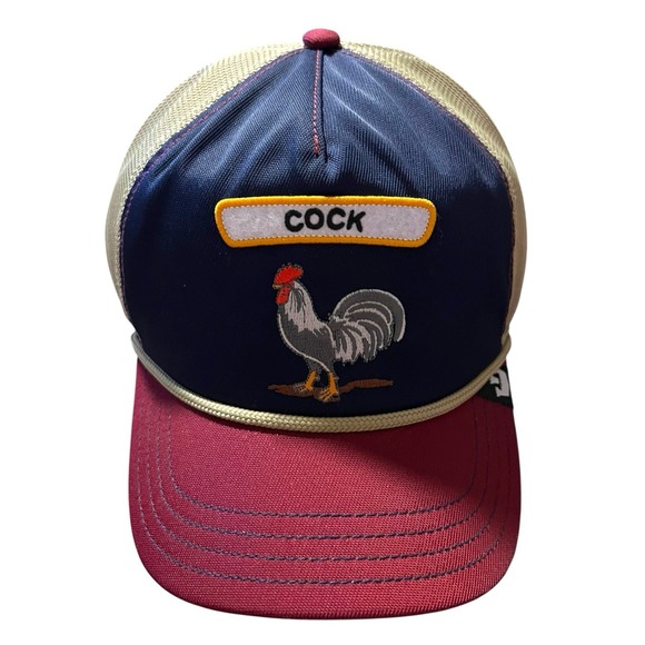 NEW Goorin Bros. C CK Trucker Hat SnapBack OSFA Maroon, Blue, Gray LIMITED - Picture 3 of 12